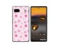 Funda Silicona para Google Pixel 6A diseño Flores Dibujos