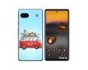 Funda Silicona para Google Pixel 6A diseño Furgoneta Dibujos