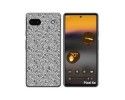 Funda Silicona para Google Pixel 6A diseño Letras Dibujos