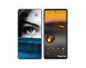 Funda Silicona para Google Pixel 6A diseño Ojo Dibujos