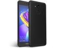 Funda Gel Tpu Tipo Mate Negra para Huawei Honor 6C Pro