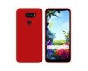 Funda Silicona Gel TPU Roja para Lg K40S