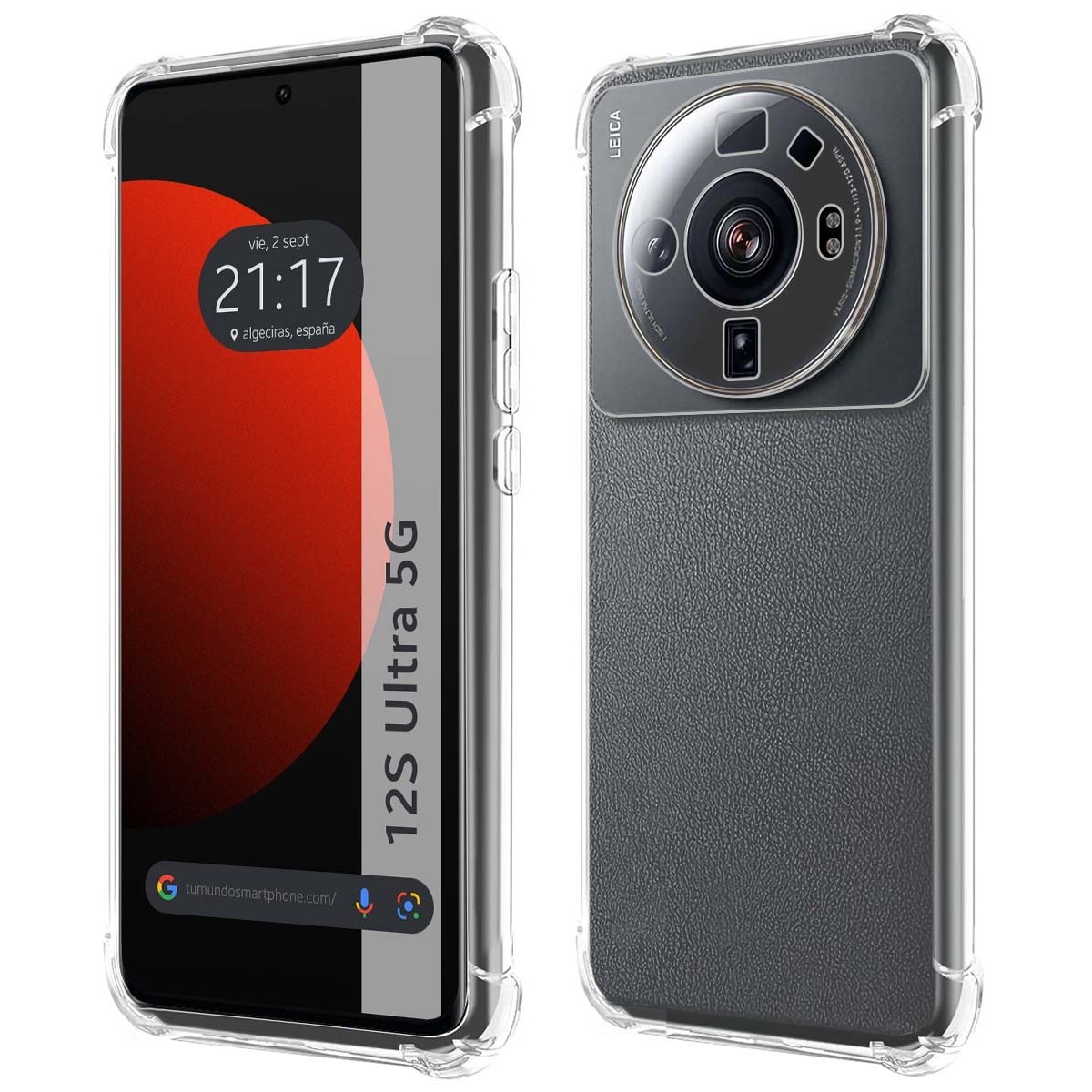 Funda Silicona Antigolpes Transparente para Xiaomi 12S Ultra