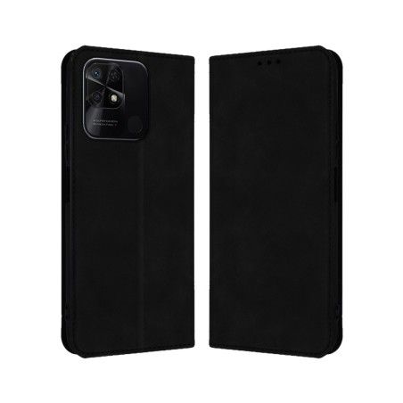 Funda Polipiel con tarjetero para Xiaomi Redmi 10C color Negra