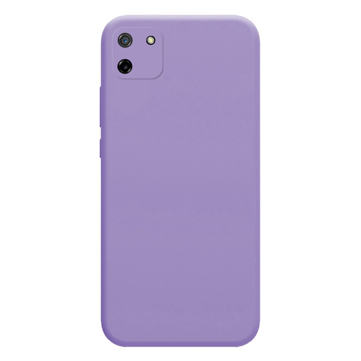 Funda Silicona Líquida Ultra Suave para Realme C11 color Morada