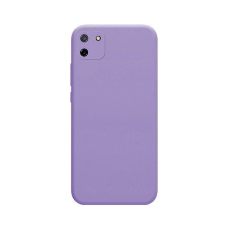Funda Silicona Líquida Ultra Suave para Realme C11 color Morada