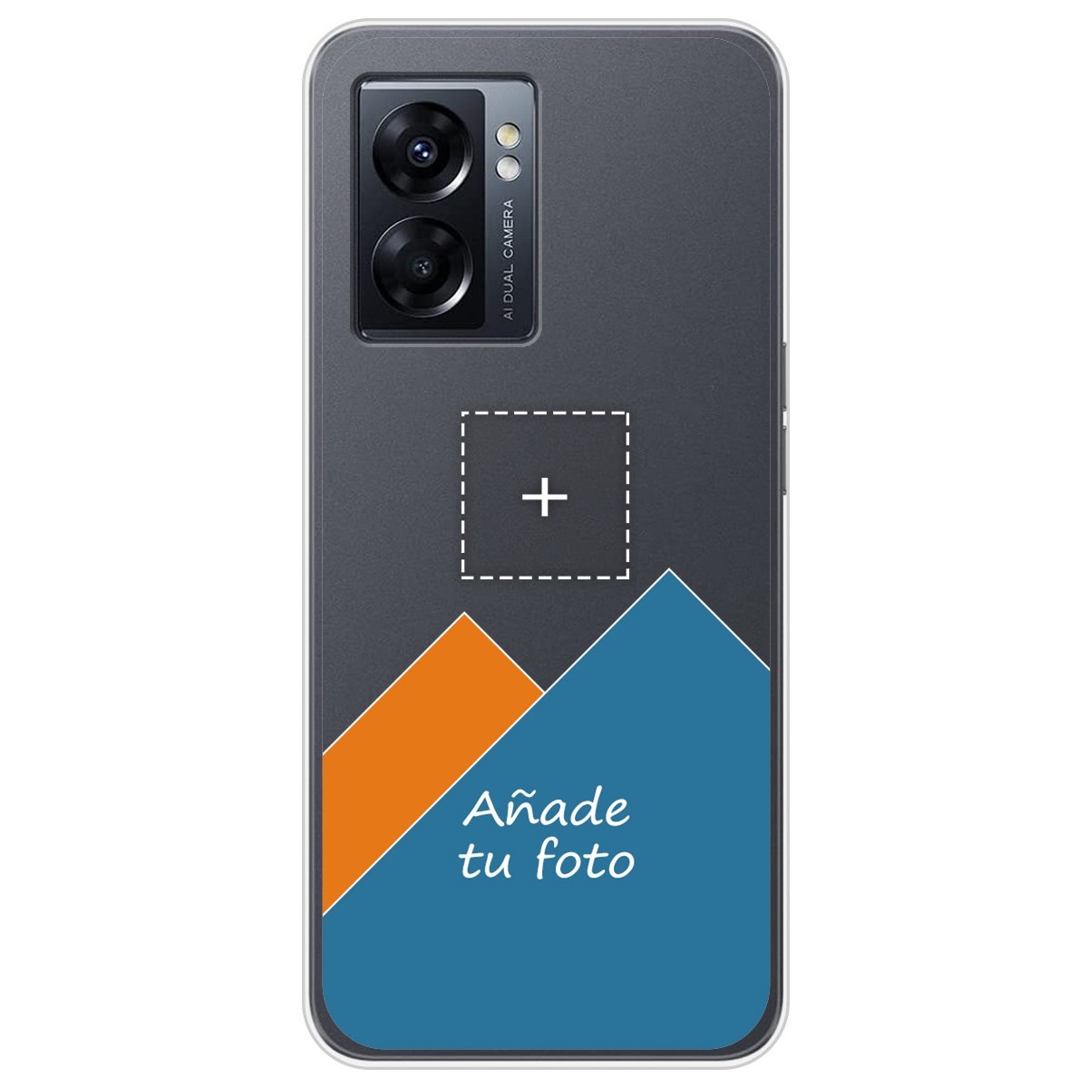 Personaliza tu Funda Silicona Gel Tpu Transparente con tu Fotografia para Oppo A77 5G Dibujo Personalizada