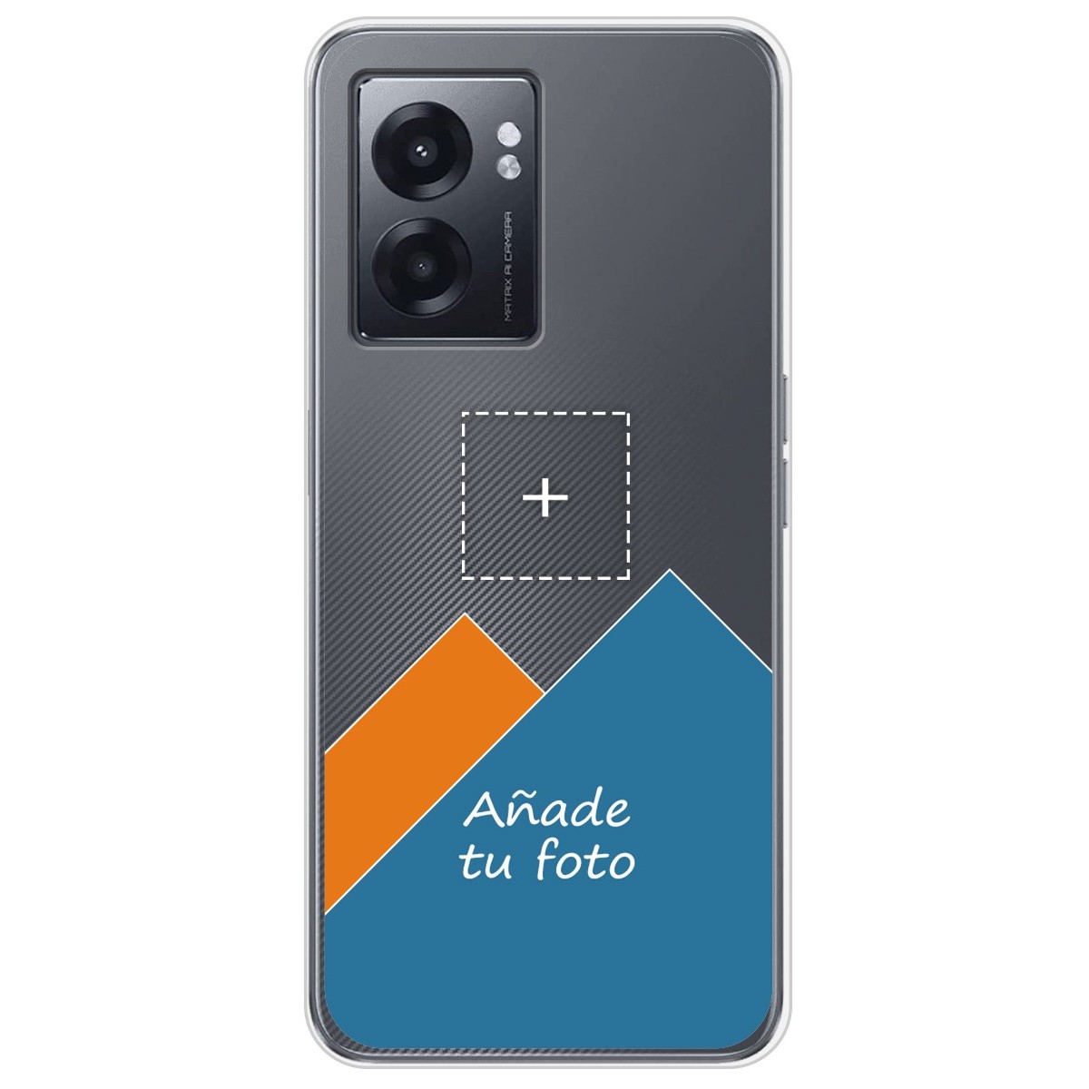 Personaliza tu Funda Silicona Gel Tpu Transparente con tu Fotografia para Realme Narzo 50 5G Dibujo Personalizada