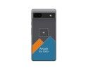 Personaliza tu Funda Silicona Gel Tpu Transparente con tu Fotografia para Google Pixel 6A Dibujo Personalizada