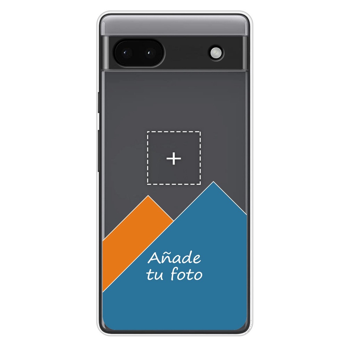 Personaliza tu Funda Silicona Gel Tpu Transparente con tu Fotografia para Google Pixel 6A Dibujo Personalizada