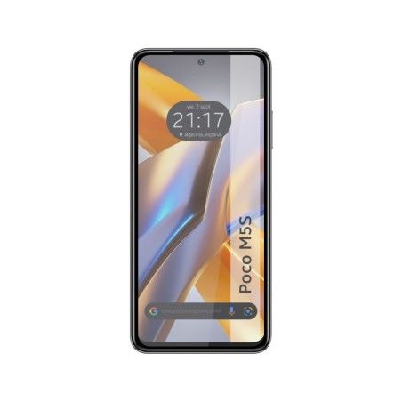 Protector Cristal Templado Completo 5D Full Glue Negro para Xiaomi POCO M5s
