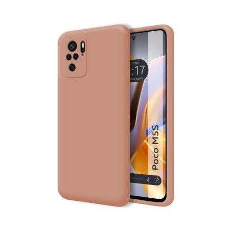 Funda Silicona Líquida Ultra Suave para Xiaomi POCO M5s Color Rosa