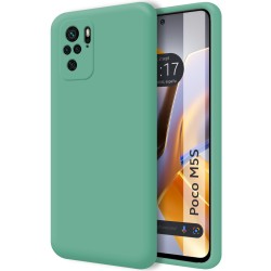 Funda Silicona Líquida Ultra Suave para Xiaomi POCO M5s Color Verde