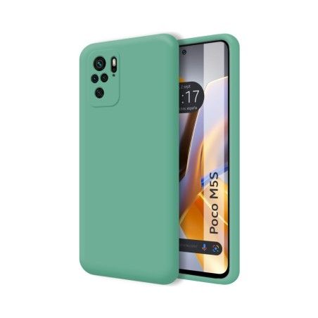 Funda Silicona Líquida Ultra Suave para Xiaomi POCO M5s Color Verde