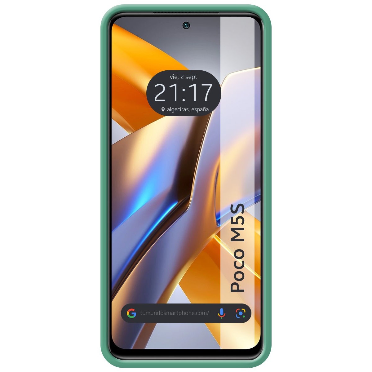 Funda Silicona Líquida Ultra Suave para Xiaomi POCO M5s Color Verde