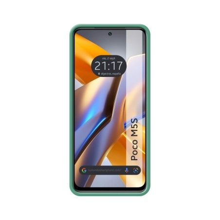 Funda Silicona Líquida Ultra Suave para Xiaomi POCO M5s Color Verde