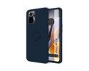 Funda Silicona Líquida Ultra Suave con Anillo para Xiaomi POCO M5s Color Azul