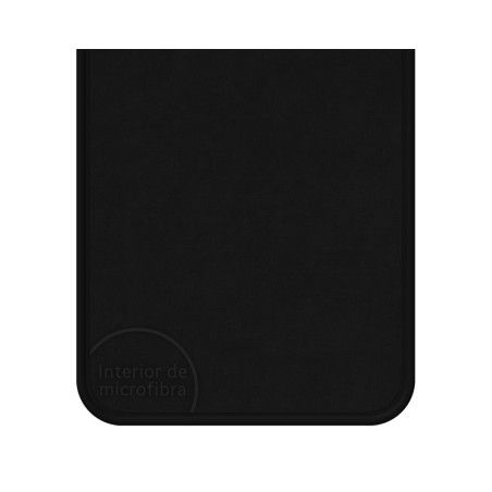 Funda Silicona Líquida Ultra Suave con Anillo para Xiaomi POCO M5s Color Negra