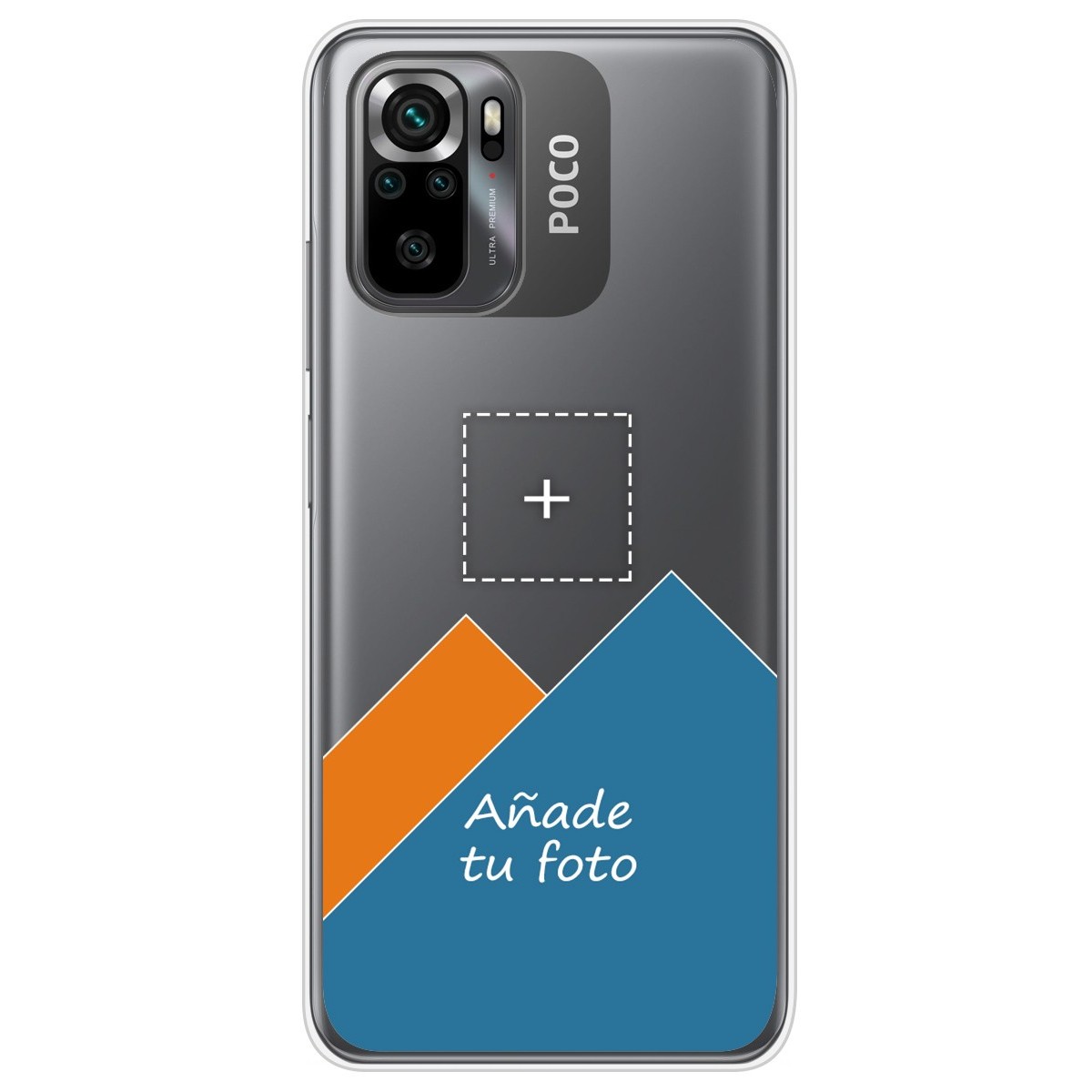 Personaliza tu Funda Gel Silicona Transparente con tu Fotografia para Xiaomi POCO M5s Dibujo Personalizada