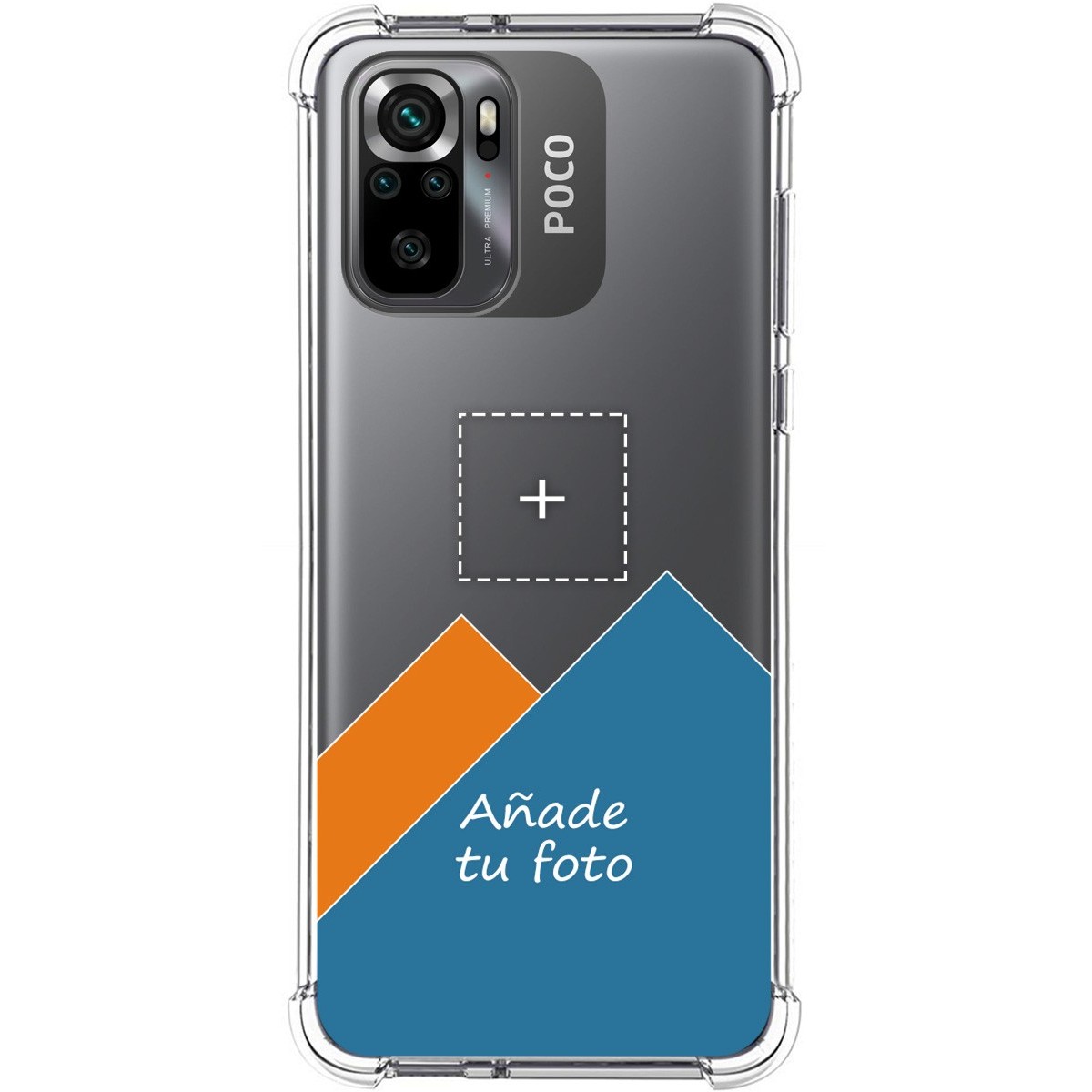 Personaliza tu Funda Silicona Anti-Golpes Transparente con tu Fotografía para Xiaomi POCO M5s Personalizada