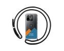 Personaliza tu Funda Colgante Transparente para Xiaomi POCO M5s con Cordon Negro Dibujo Personalizada