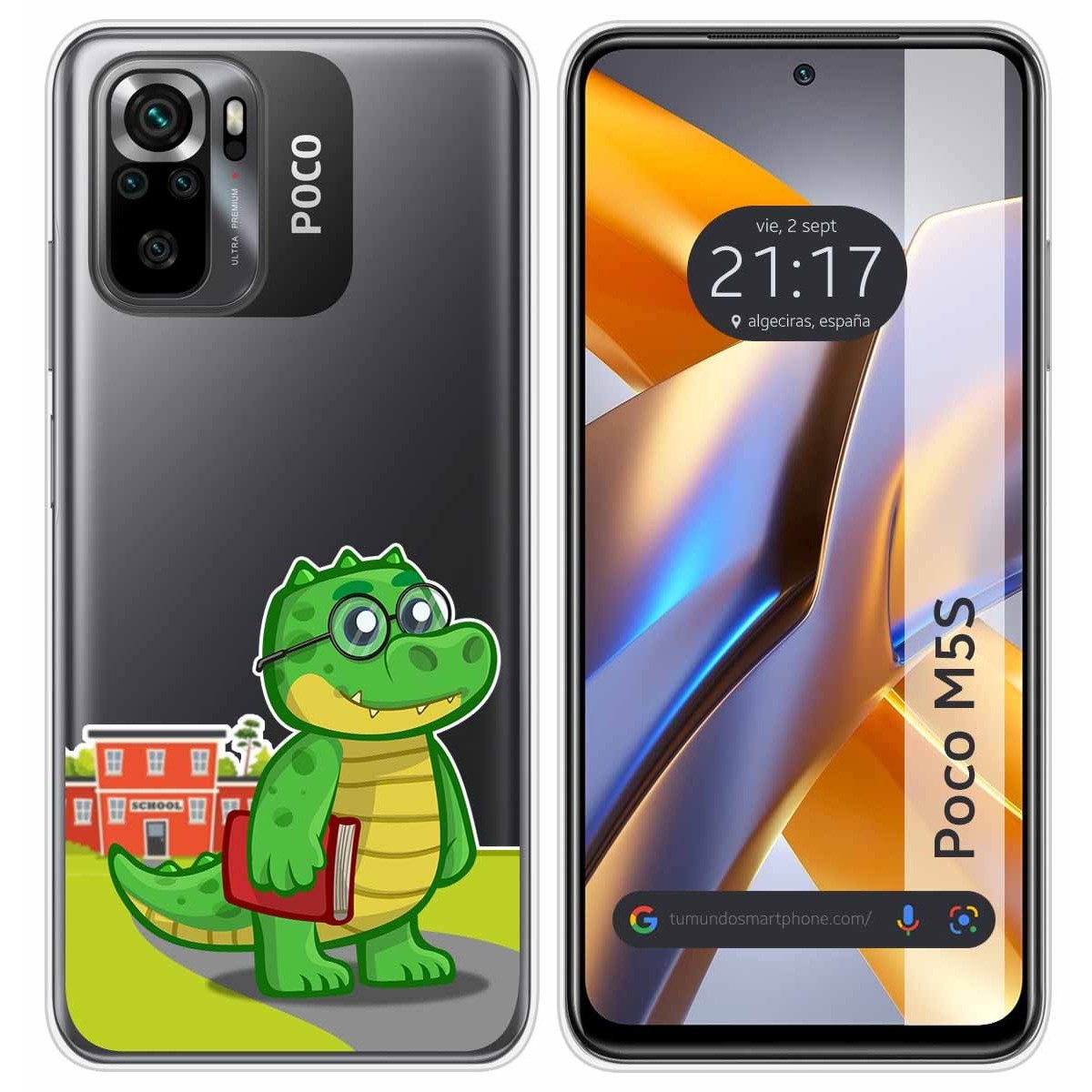 Funda Silicona Transparente para Xiaomi POCO M5s diseño Coco Dibujos