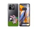 Funda Silicona Transparente para Xiaomi POCO M5s diseño Conejo Dibujos