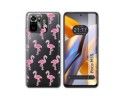 Funda Silicona Transparente para Xiaomi POCO M5s diseño Flamenco Dibujos