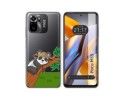 Funda Silicona Transparente para Xiaomi POCO M5s diseño Panda Dibujos