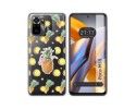 Funda Silicona Transparente para Xiaomi POCO M5s diseño Piña Dibujos