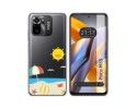 Funda Silicona Transparente para Xiaomi POCO M5s diseño Playa Dibujos