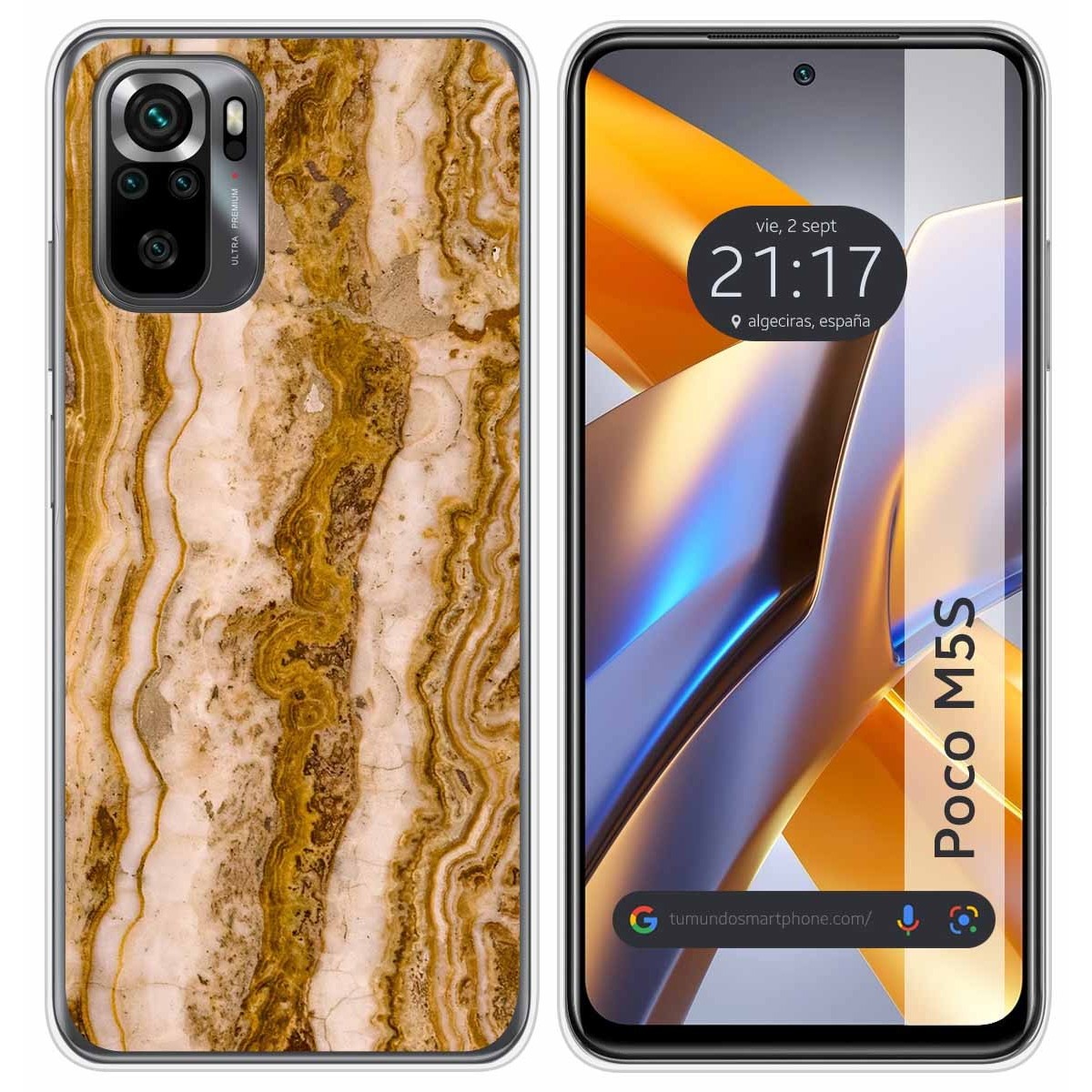 Funda Silicona para Xiaomi POCO M5s diseño Mármol 10 Dibujos