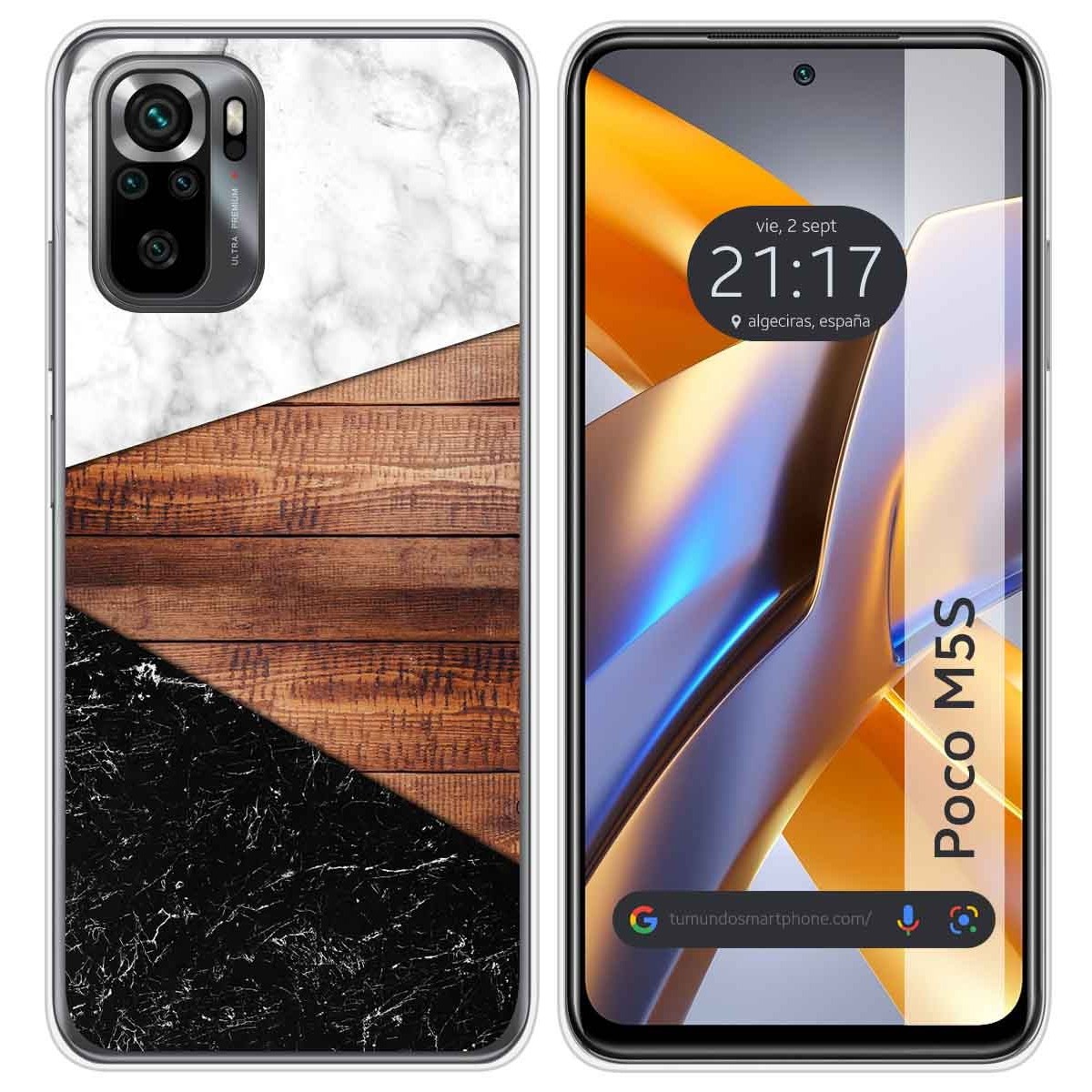 Funda Silicona para Xiaomi POCO M5s diseño Mármol 11 Dibujos