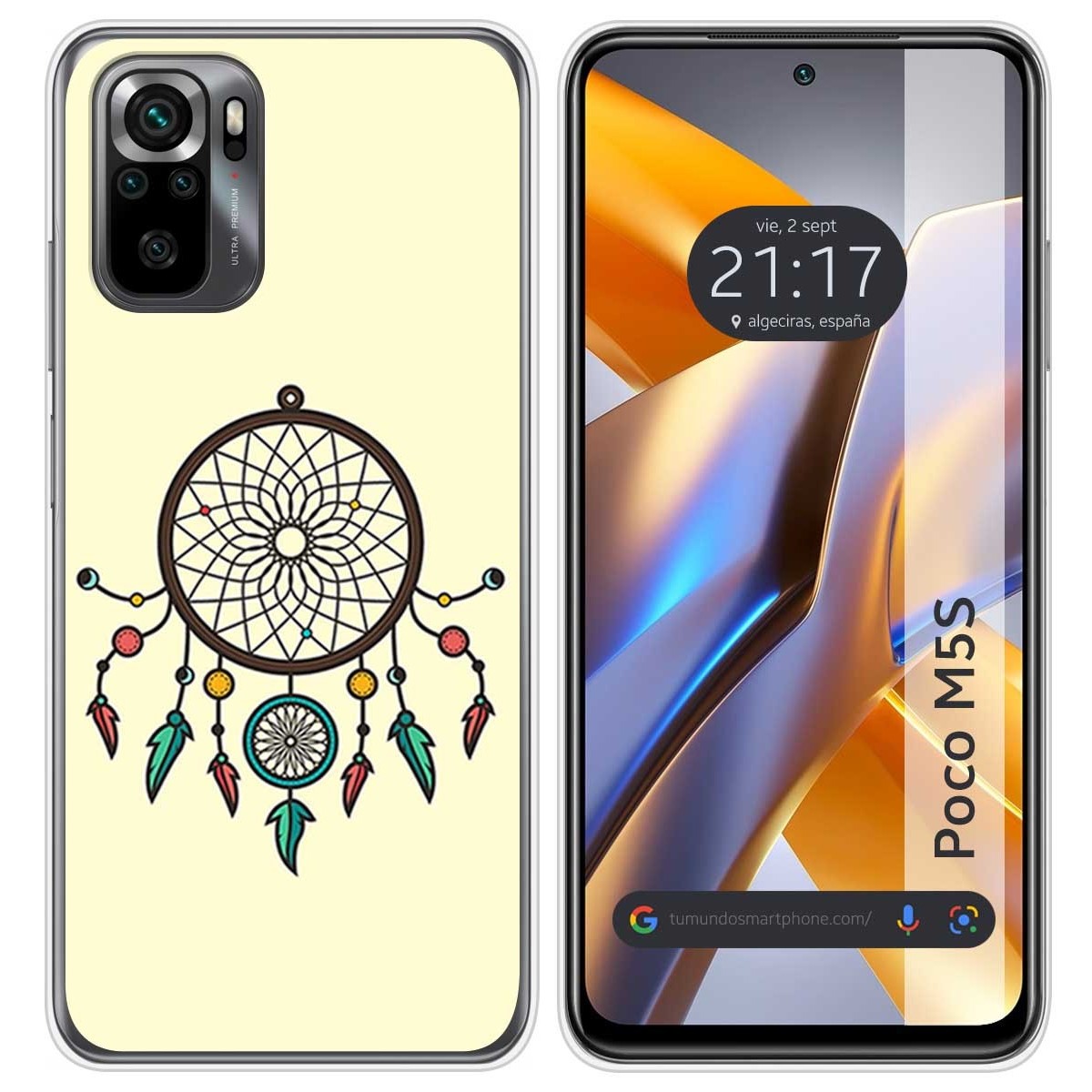 Funda Silicona para Xiaomi POCO M5s diseño Atrapasueños Dibujos