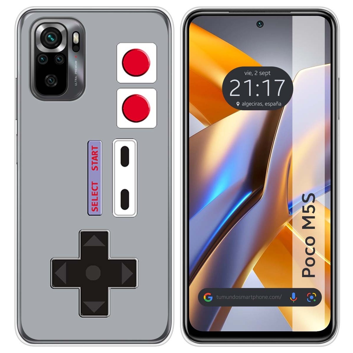 Funda Silicona para Xiaomi POCO M5s diseño Consola Dibujos