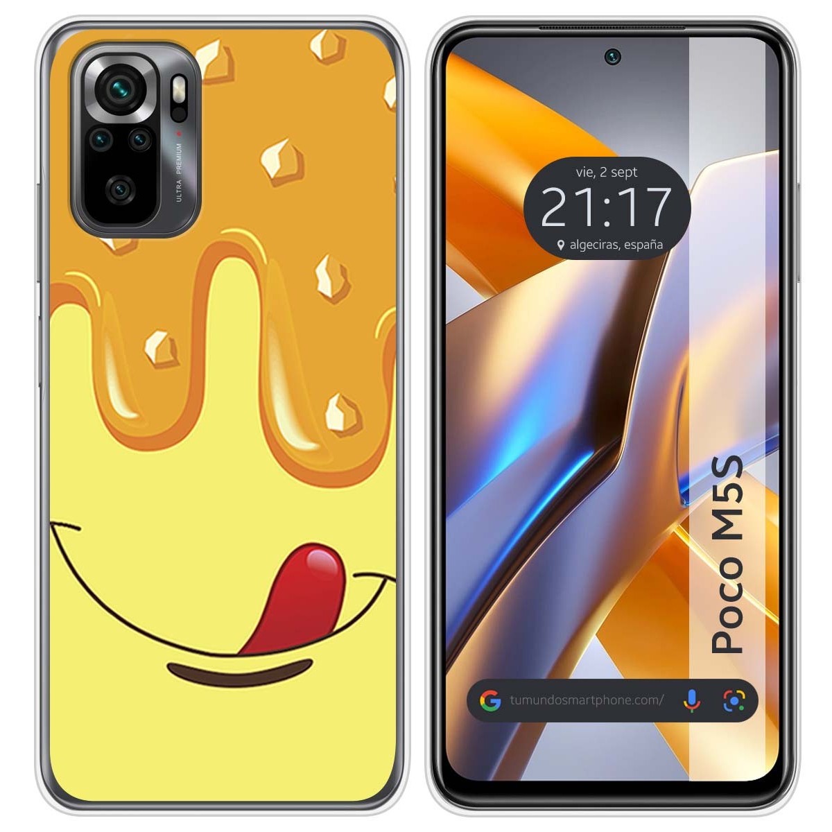 Funda Silicona para Xiaomi POCO M5s diseño Helado Vainilla Dibujos