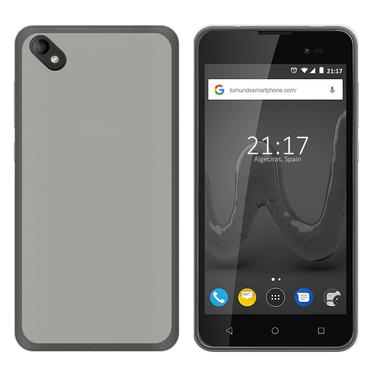 Funda Gel Tpu para Wiko Sunny 2 Plus Color Transparente