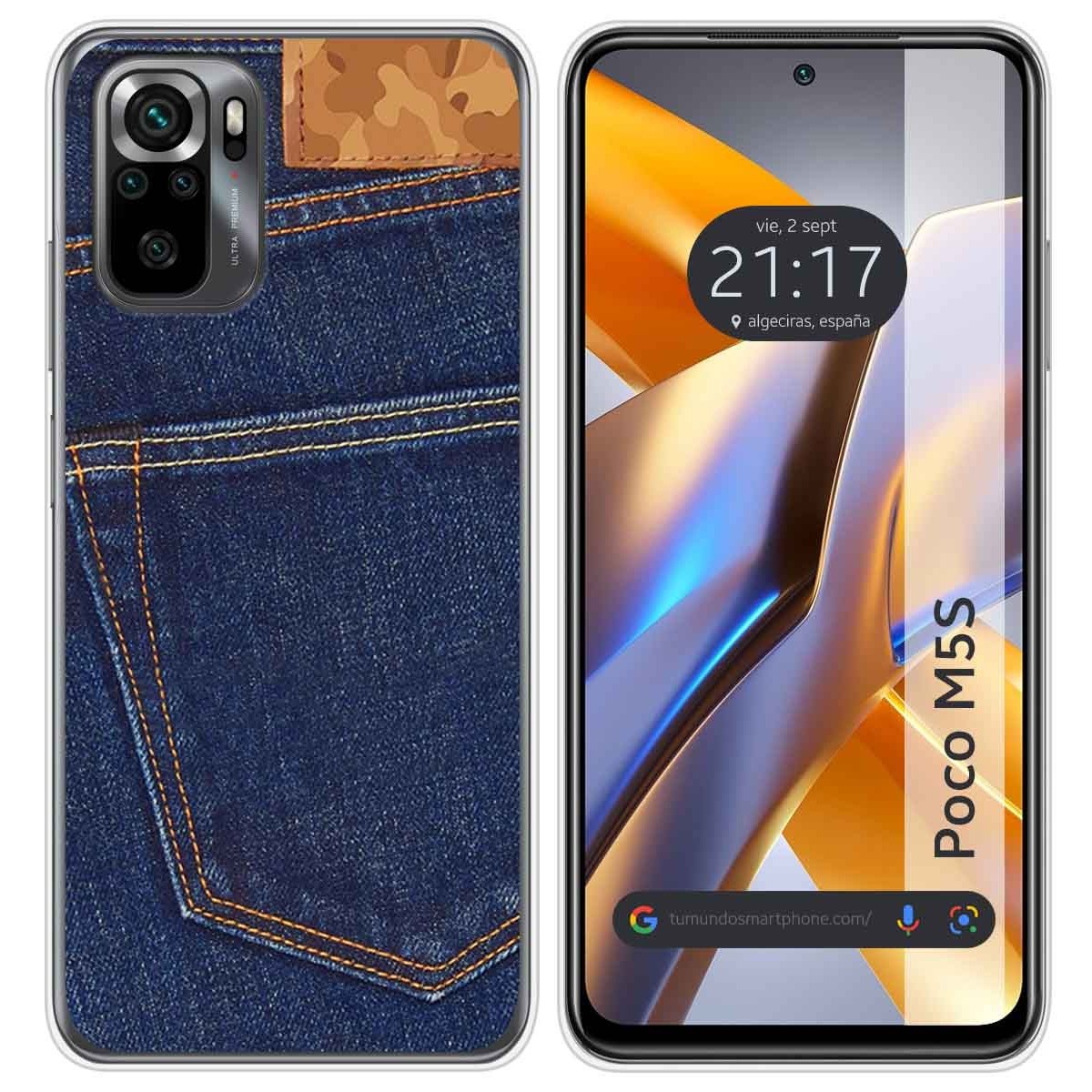 Funda Silicona para Xiaomi POCO M5s diseño Vaquero Dibujos