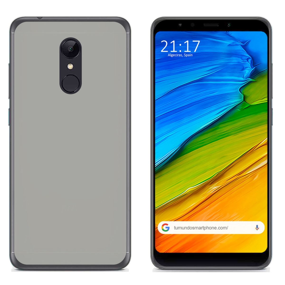 Funda Gel Tpu para Xiaomi Redmi 5 Color Transparente