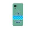Funda Silicona Líquida Verde para Xiaomi POCO M5s diseño Agua Dibujos