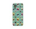 Funda Silicona Líquida Verde para Xiaomi POCO M5s diseño Catrina Dibujos