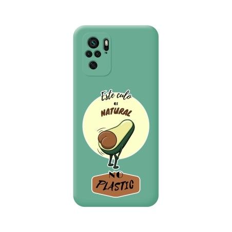 Funda Silicona Líquida Verde para Xiaomi POCO M5s diseño Culo Natural Dibujos