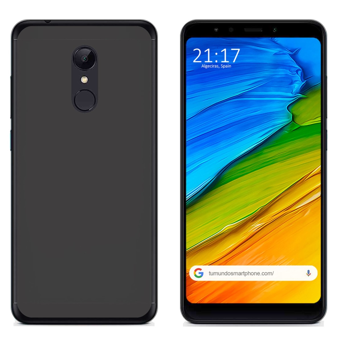Funda Gel Tpu para Xiaomi Redmi 5 Plus Color Negra