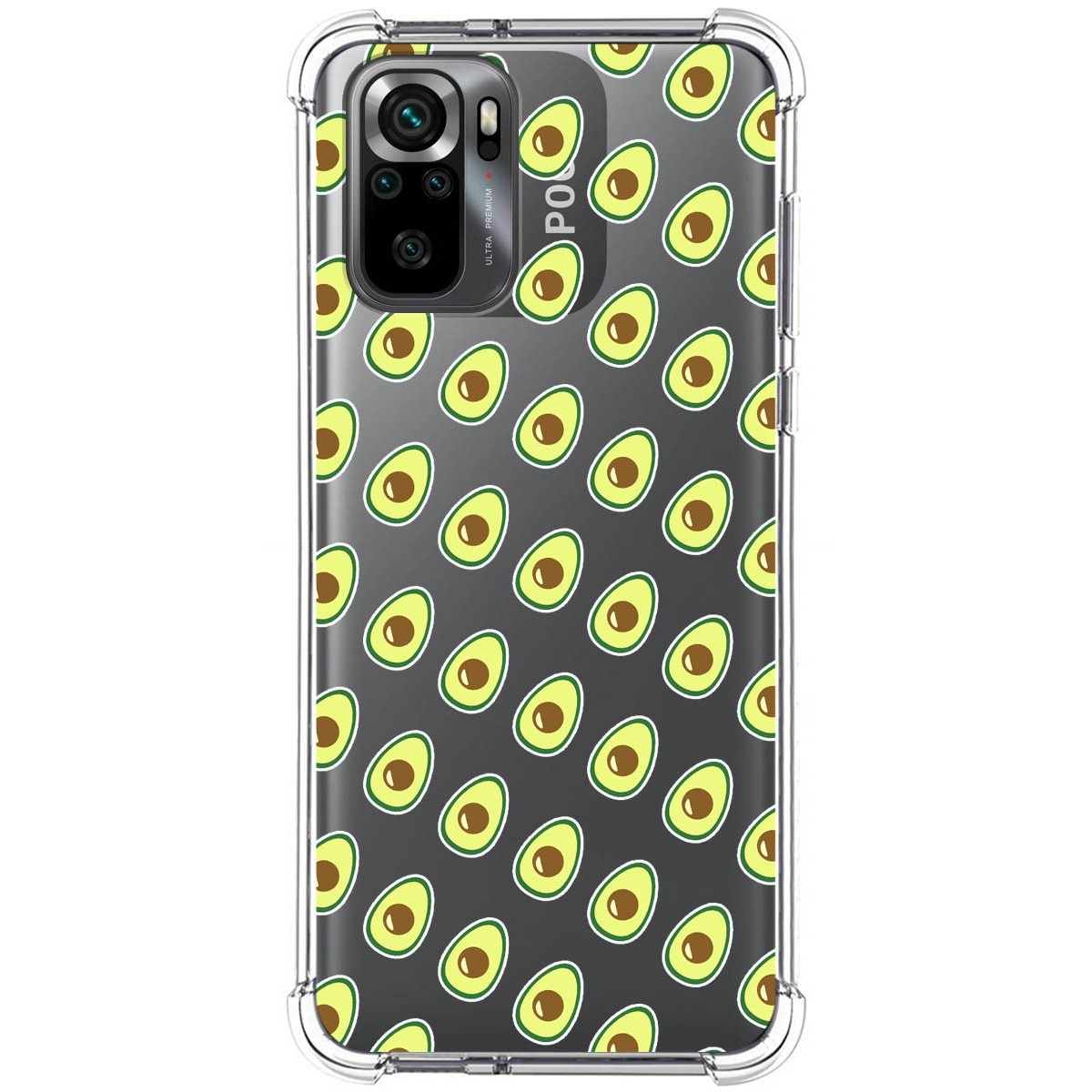 Funda Silicona Antigolpes para Xiaomi POCO M5s diseño Aguacate Dibujos