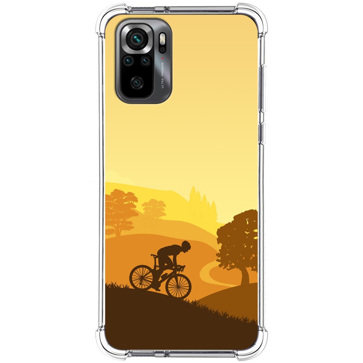 Funda Silicona Antigolpes para Xiaomi POCO M5s diseño Ciclista Dibujos