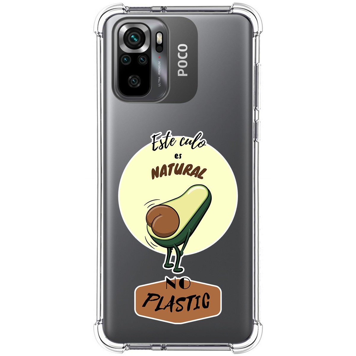 Funda Silicona Antigolpes para Xiaomi POCO M5s diseño Culo Natural Dibujos
