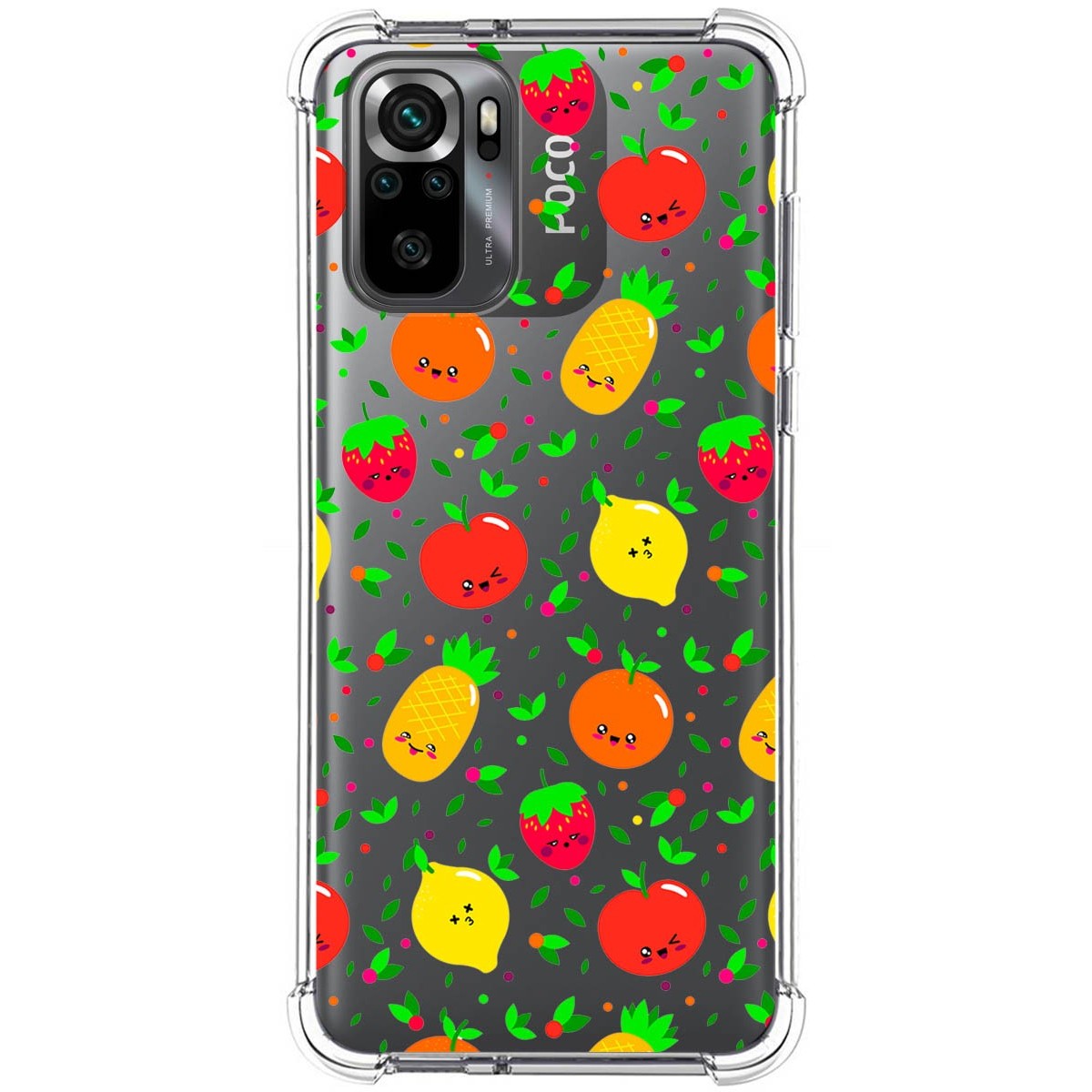 Funda Silicona Antigolpes para Xiaomi POCO M5s diseño Frutas 01 Dibujos