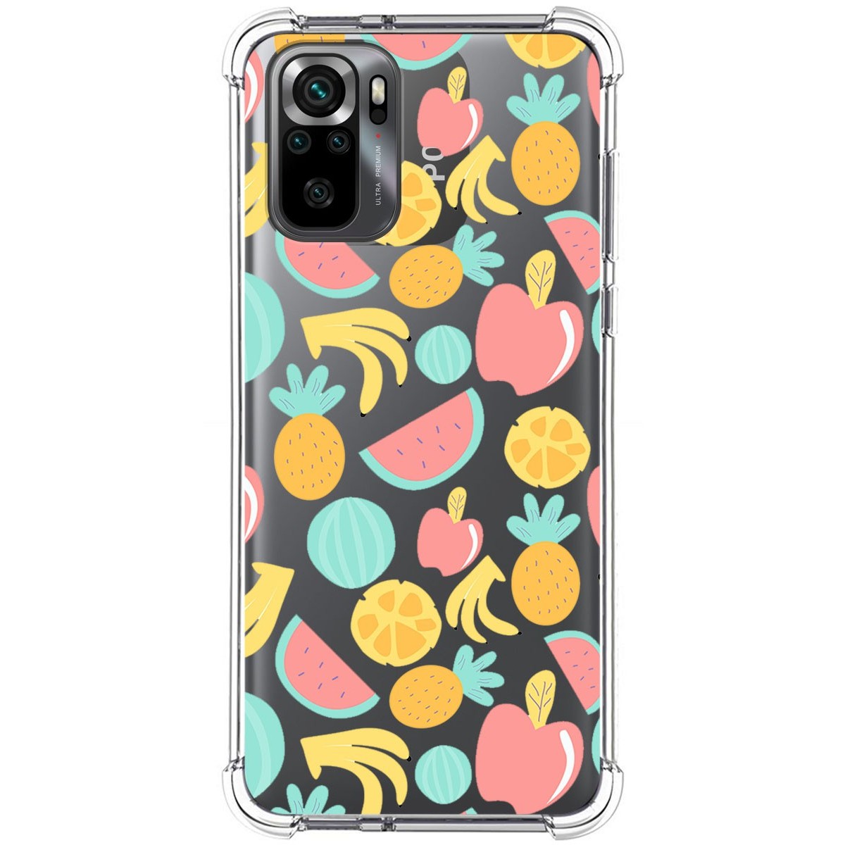 Funda Silicona Antigolpes para Xiaomi POCO M5s diseño Frutas 02 Dibujos