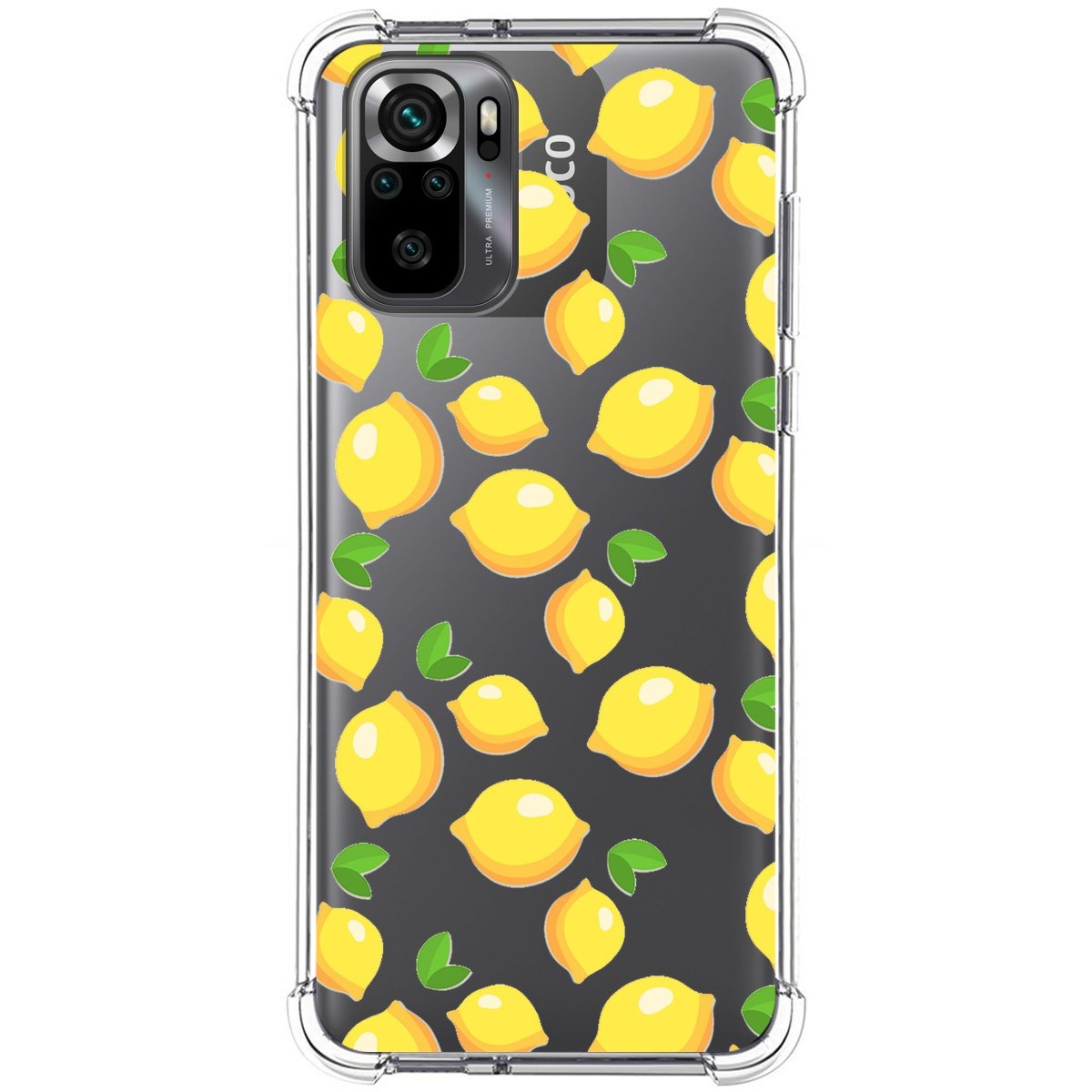 Funda Silicona Antigolpes para Xiaomi POCO M5s diseño Limones Dibujos