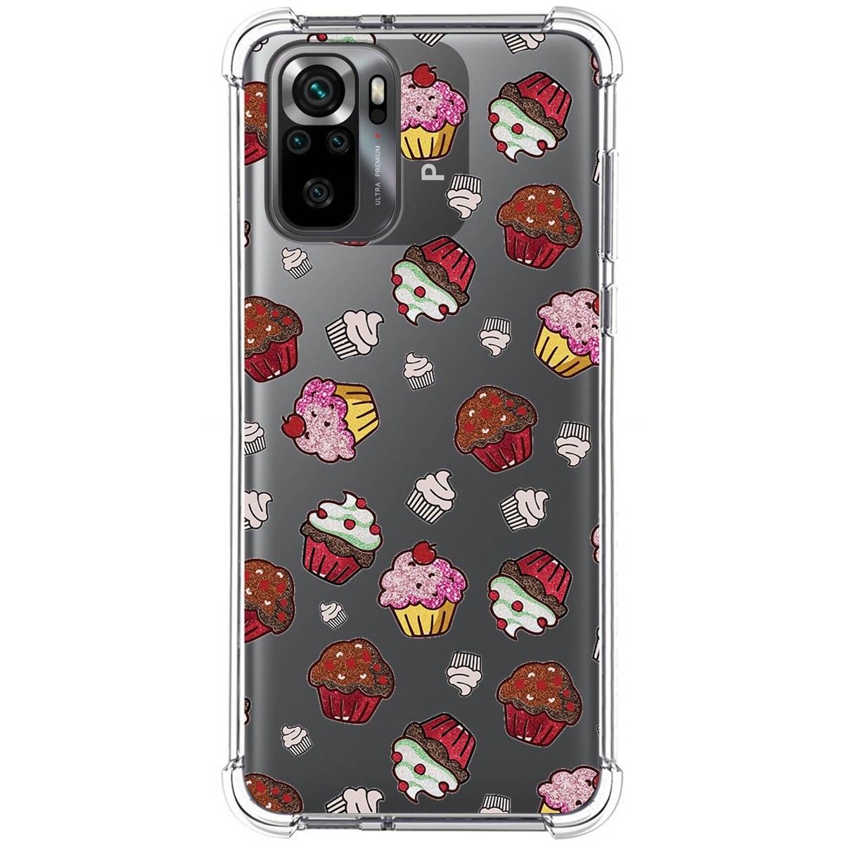 Funda Silicona Antigolpes para Xiaomi POCO M5s diseño Muffins Dibujos
